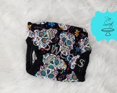 Coco diaper cover, dia del muerto diaper cover, day of the dead