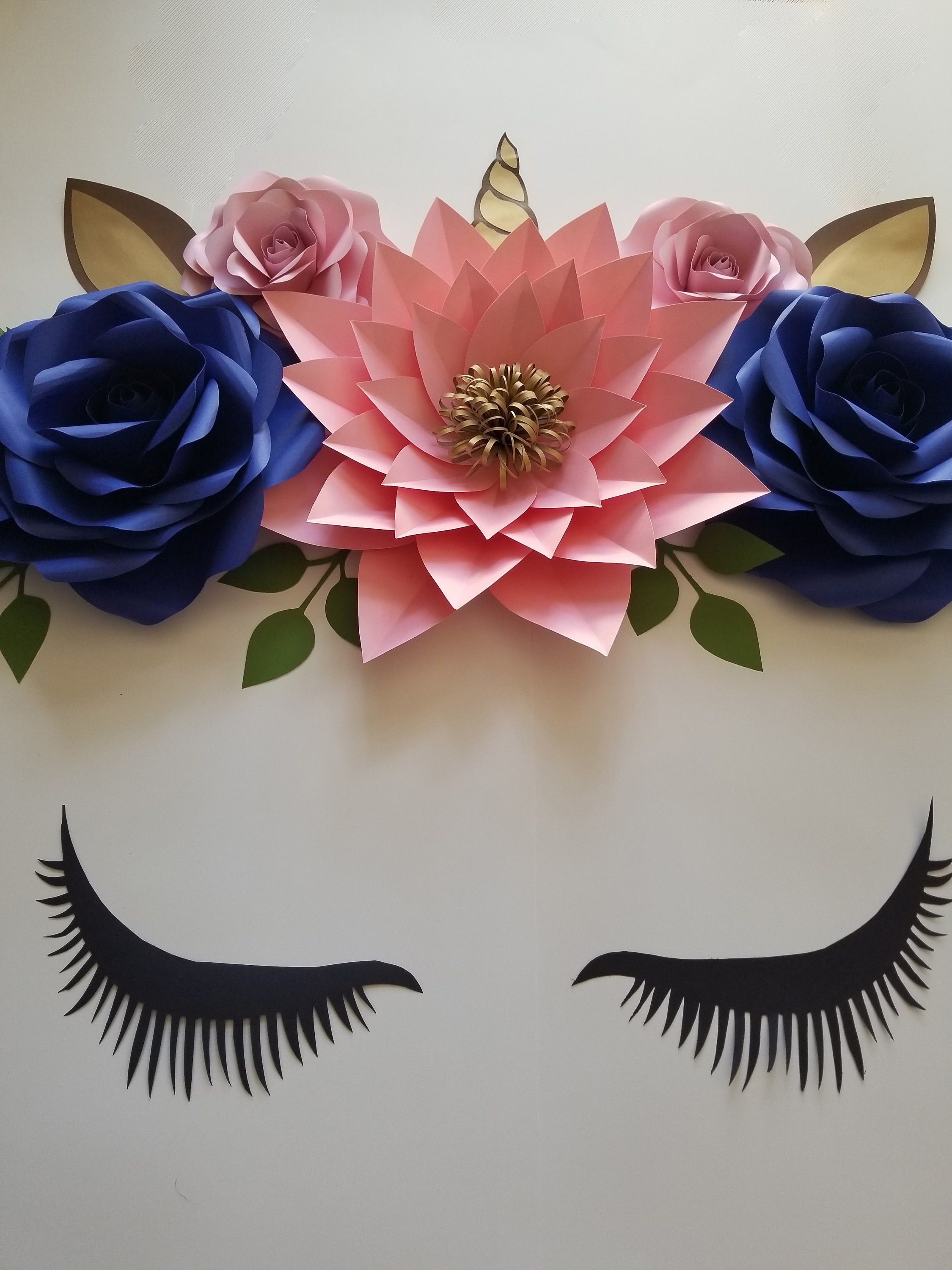 Einhorn Blume Set 5pc Einhorn Ohren und Hörner Kindergarten | Etsy