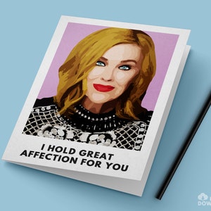Moira Karte / "I Hold Great Affection For You" / Instant PDF Digital Download zum einfachen Drucken