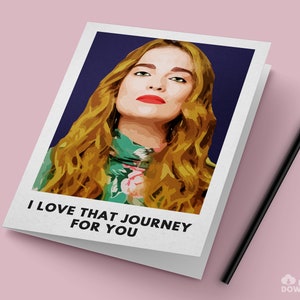 Alexis Card / &quot;Love That Journey for You&quot; / Instant PDF Digital Download for Easy Printing