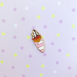 Japanese Harajuku Sweet Crepe Hard Enamel Pin