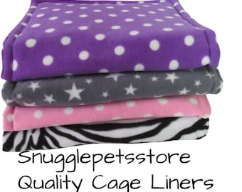 Waterproof C&C Kavee and Ferplast soft fleece 3 layer cage liners guinea pig bed small animal
