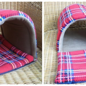 Guinea pig bed* small Rabbit**Small animal bed**soft fleece tunnel **play tube **hide **guinea pig toy
