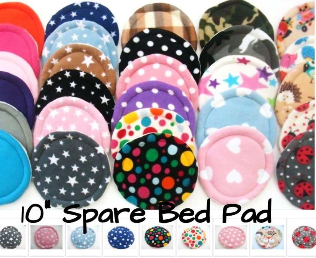 Square or Round 10 Replacement Pads Soft Fleece Cuddle Cup Spare Padguinea Pig Bed Round Pad