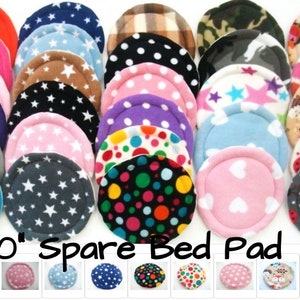 Square or round 10&quot;  replacement pads soft fleece cuddle cup** spare pad**guinea pig bed** round pad ** small animal hedgehog,skinny pig etc