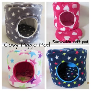 30 Designs***Guinea pig bed* pod**hide**Small animal bed* soft fleece house**hidey **cave shelter ****Hedgehog.Rat
