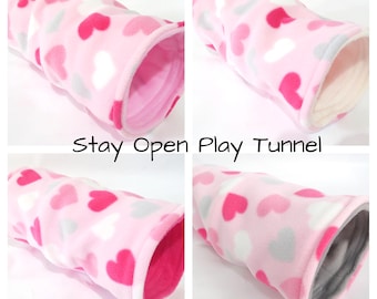 Suave y acogedor** Túnel de forro polar abierto** Tubo de juegos** Cama para cobayas*** Cama para animales pequeños, erizos, etc.