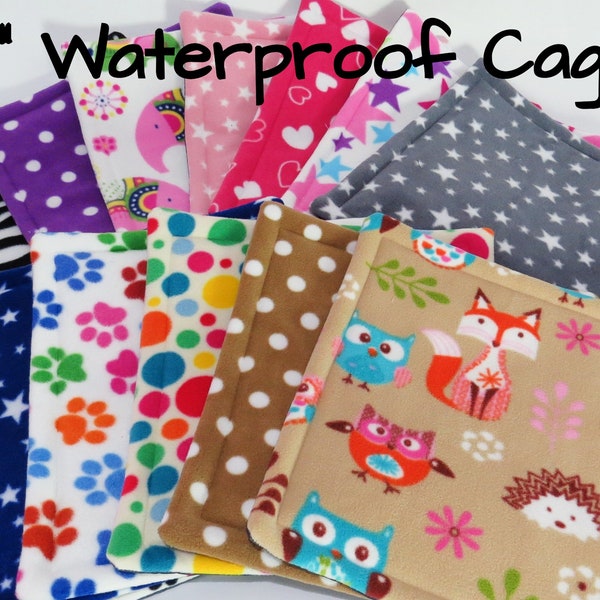 15" x 15" c&c 1 x1soft waterproof wee pad/ pee pad /lap pad***guinea pig bed rabbit bed**small animal**hedgehog**rat etc**