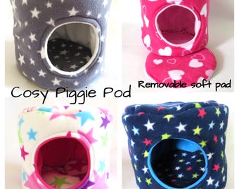 30 Designs***Guinea pig bed* pod**hide**Small animal bed* soft fleece house**hidey **cave shelter ****Hedgehog.Rat