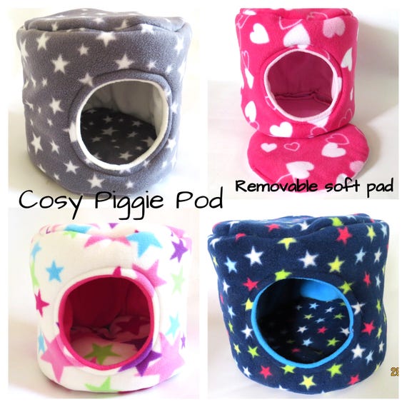 30 Designs***Guinea pig bed* pod**hide**Small animal bed* soft fleece house**hidey **cave shelter ****Hedgehog.Rat