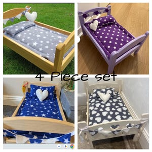 Wasserdichte **weiches Fleece Bettwäsche Set** **Passend zu Ikea Duktig Bett** Kissen**Hase**Kaninchen**Kleintierbett**Igel**Meerschweinchenbett**