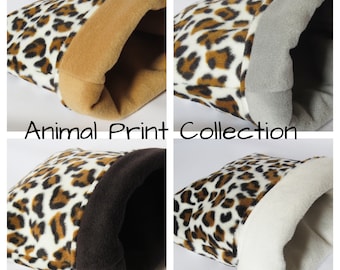 4 sizes  **small animal bed**hedgehog**hamster**fleece snuggle pouch**sack** guinea pig bed **Sleeping bag