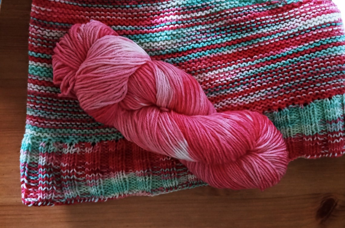 Wolle handgefärbt 100 g 280 m weiche Wolle mit Bambus Etsy