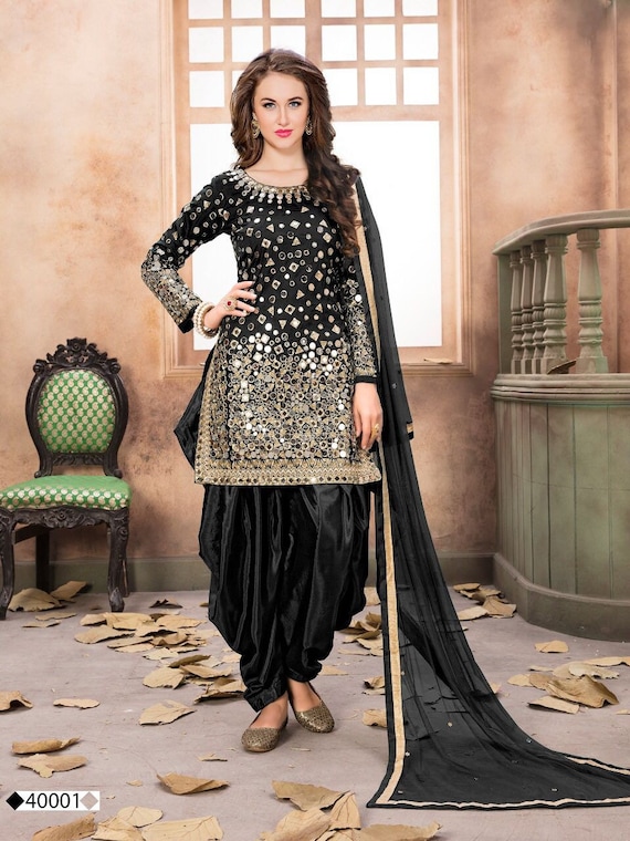 Perfect Combination Unsticthed Punjabi Suit Churidar Salwar Kameez Pakistani  | eBay