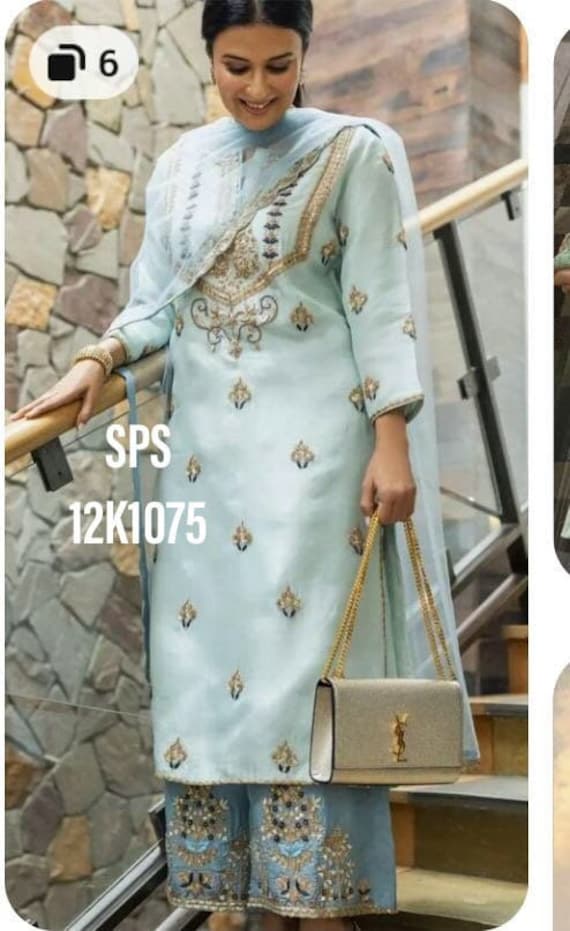 Punjabi suit design for plus size sale