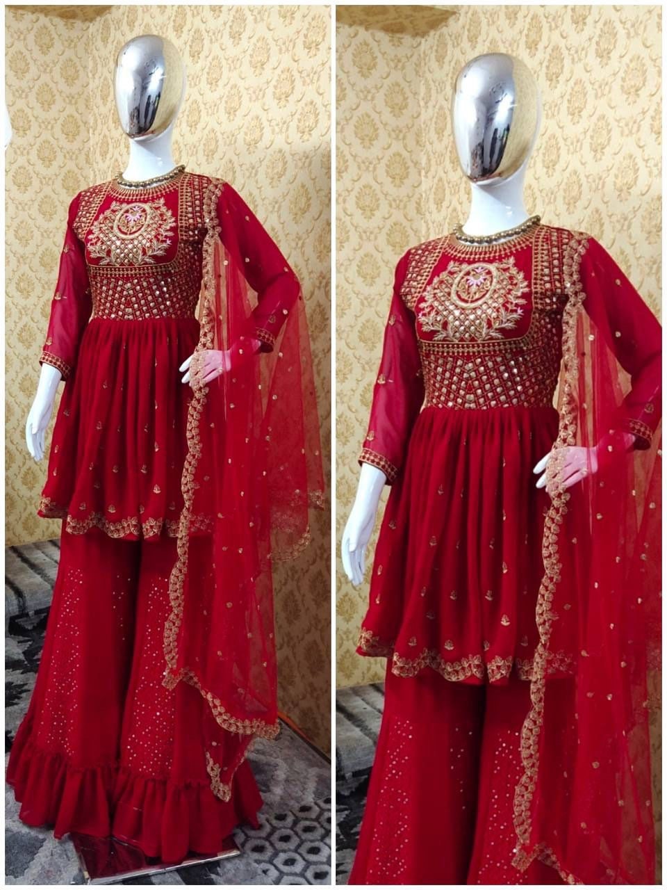 reception churidar dresses