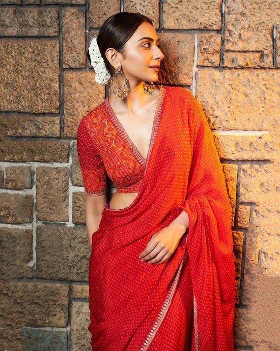 White Gold kanjivaram silk saree Bollywood style wedding wear sari | eBay