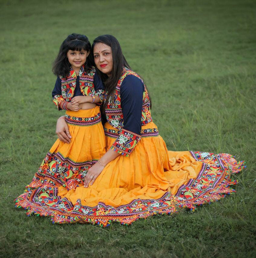 Navratri traditional dress for clearance girl