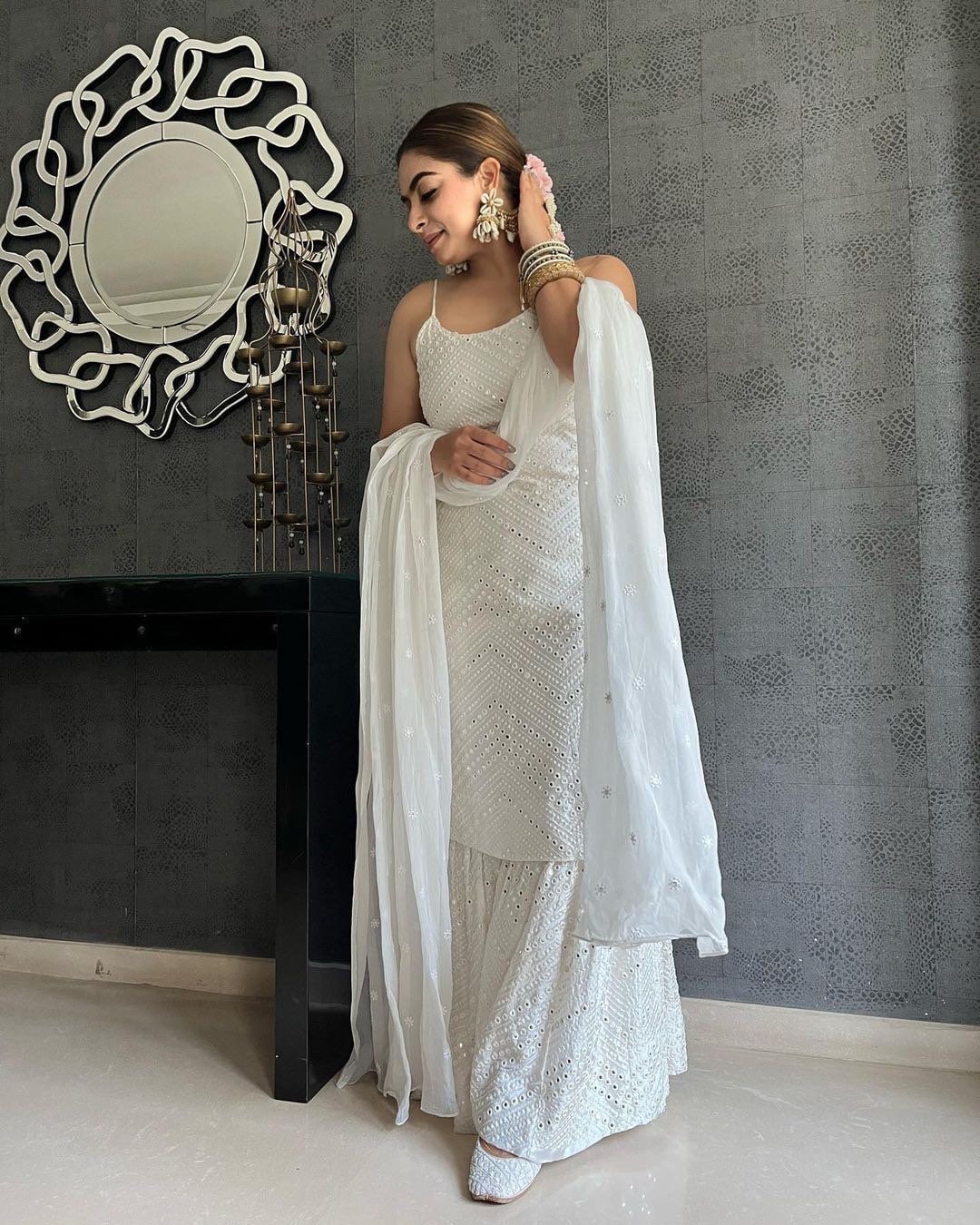 Summer punjabi suit womens cheap