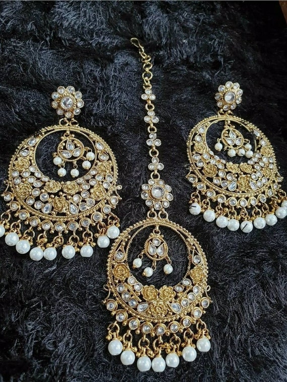 Latest Collection 5 Layer Latkan Jhumka earrings for Girls and Woman (Peach  Color)