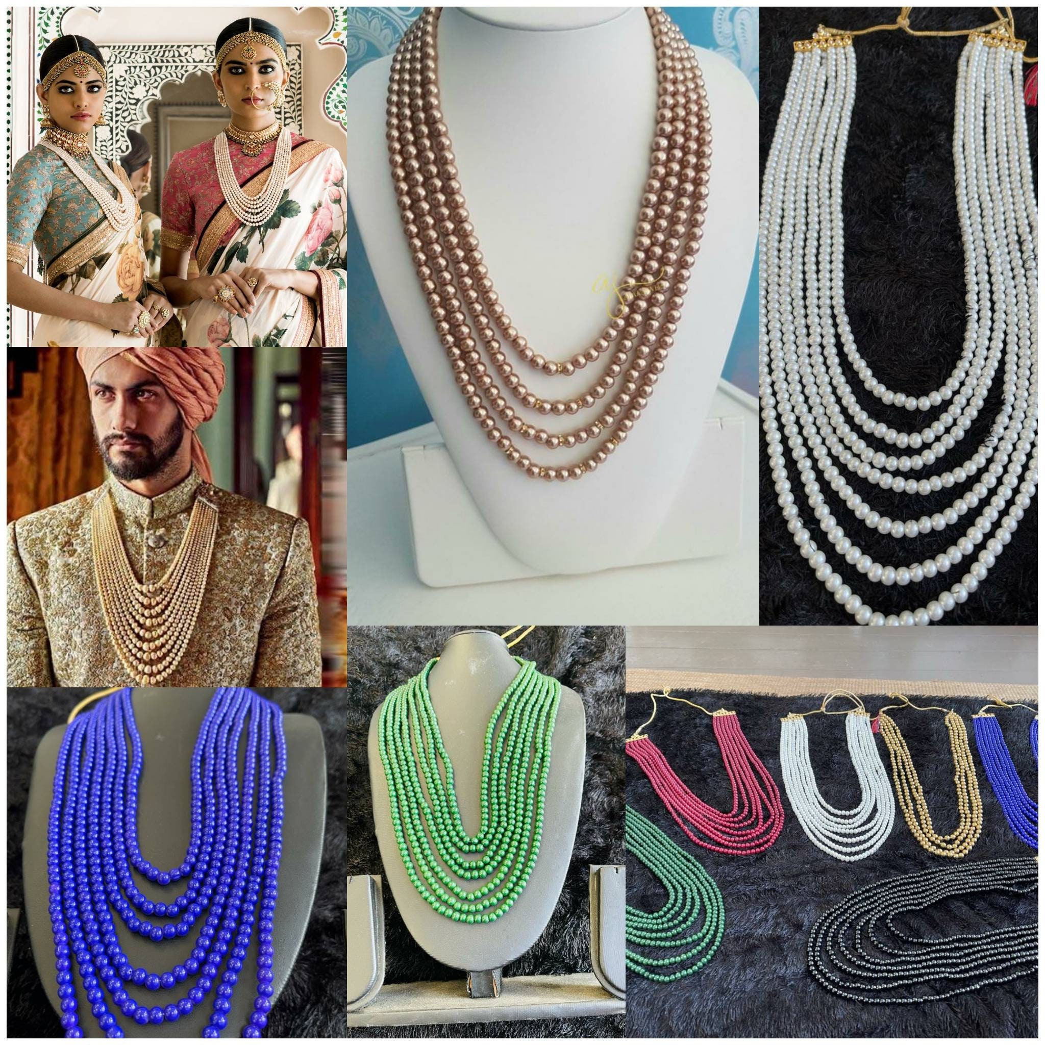 Sabyasachi Long Kantha Mala With 