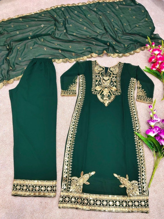 ❤💜Best Latest Top 10 Colour Combinations suit Designs | #fashion #color  #2021 #collection - YouTube | Punjabi girls, Latest colour, Sleeve designs
