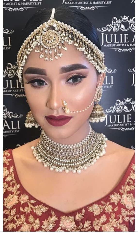 Nose ring chain online sale