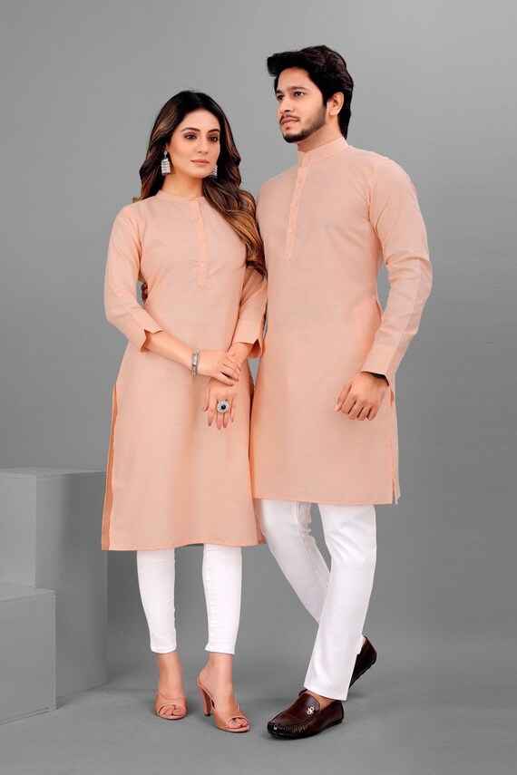 Couple Kurta Pajama Cotton Pakistani 