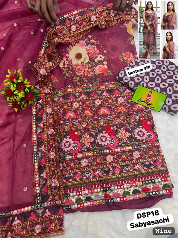 Pink Color Soft Net Base Partywear Anarkali Suit With Dori Work