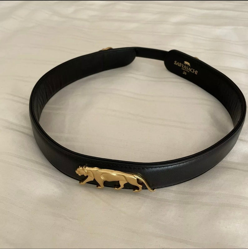 Indian Actress in Sabyasachi Stylish Waist Belt Tiger - Etsy