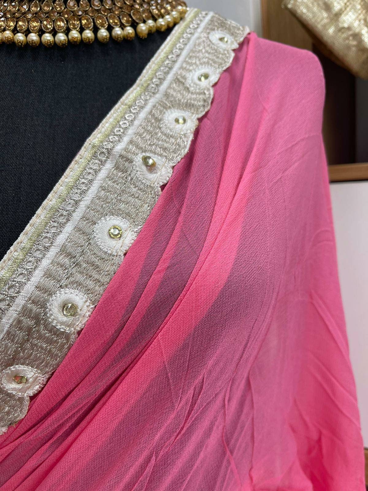 Bollywood Ileana D Cruz Pink Saree for Women Sabyasachi | Etsy UK