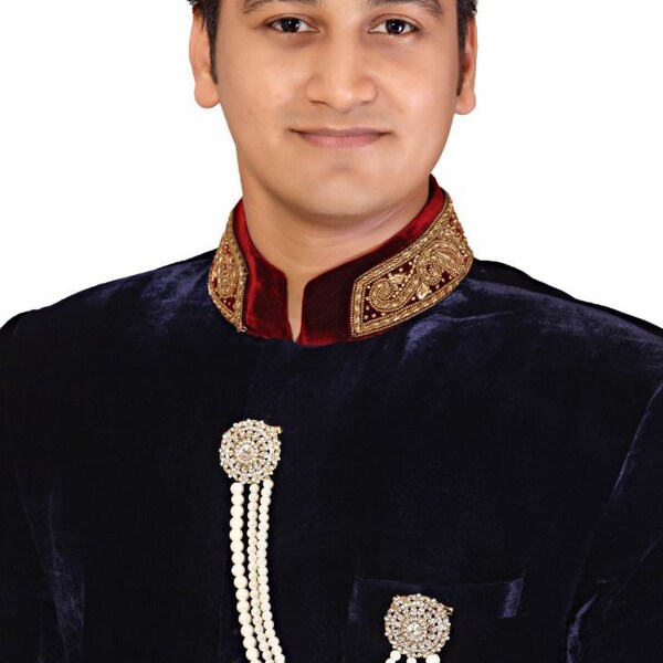 Kalgi & Sherwani broche, kalgi broche, bruidegoms broche, Sikh Dastar Kalgi.Indian bollywood kurta broche met kostbare Kundan, meenakari