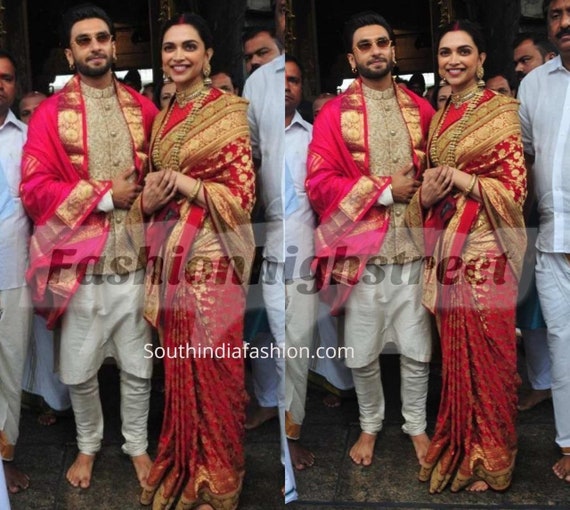 Bollywood Designer Deepika Padukone Red 