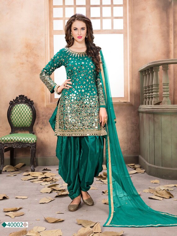 Sky blue heavy Cotton Pakistani suit