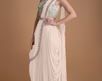 dhoti saree dress