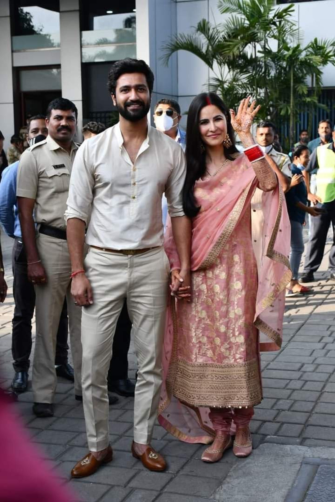 Katrina Kaif Inspired Pink Punjabi Suit Indian Wedding picture