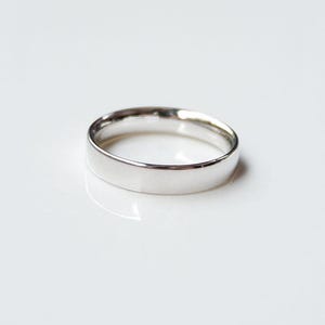 Platinum Ring, Minimal Platinum Ring, Platinum Minimalist Ring, 950 Platinum Stackable Ring, 900 PT Ring Stacking Platinum Ring Gift For Her