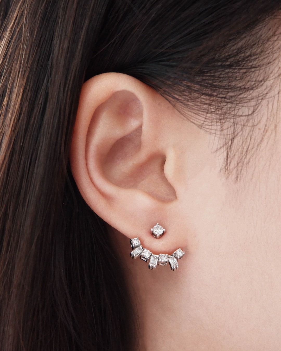 Arianna Baguette Earrings main image 0