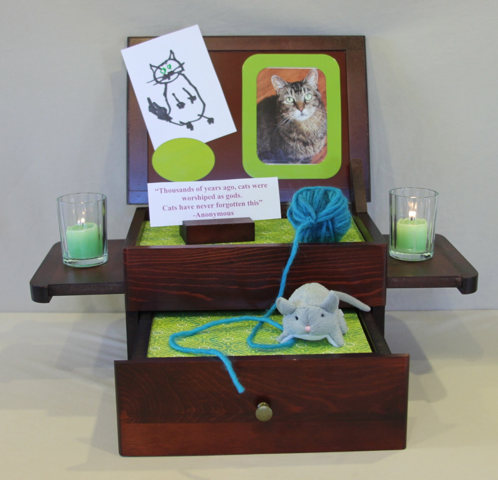 Pet loss memorial/ altar for children wooden personalize 2 Etsy