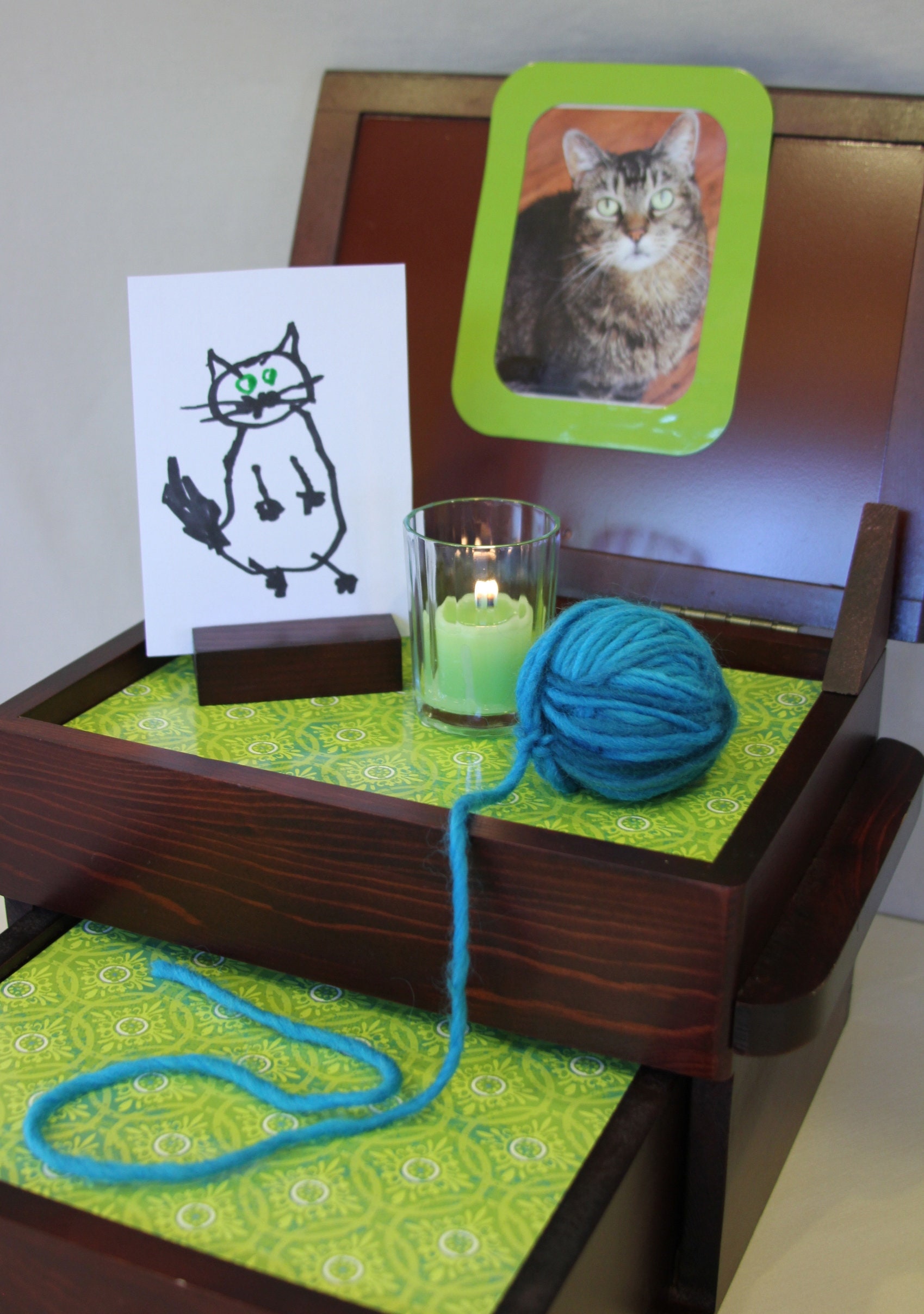 Pet loss memorial/ altar for children wooden personalize 2 Etsy