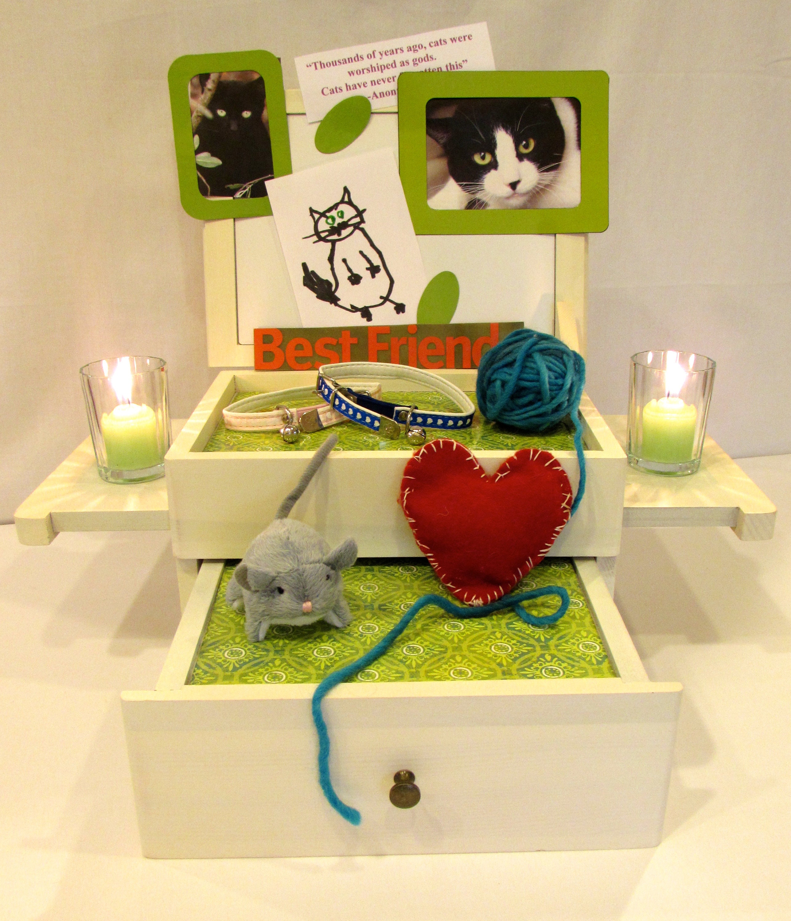 Pet loss memorial/altar for children wooden personalize 2 Etsy Österreich