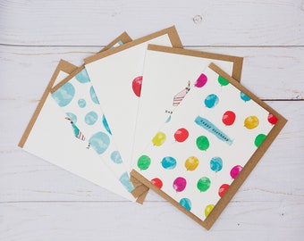 The Birthday Collection | Multipack of 5 Birthday Cards | A6 Size