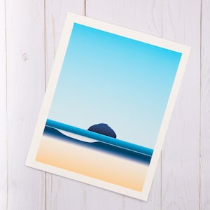 Ailsa Craig Signed Limited Edition Print / Scotland West Coast Beach Wall Decor / Fine Art 8x10 Impresión gráfica