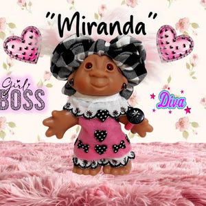 Vintage OOAK Thomas Dam &quot;Girly Girl&quot; Troll Doll