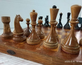 Grosse Schach Set Cossack Ukrainische Geschenk Fur Antike Etsy