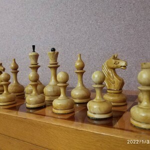 sale! Beer Chess パーティー Goods チェス Deluxe Old Club Staunton Chess Set Ebonized & Boxwood Pieces