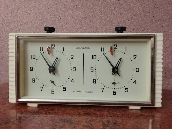 ヴィンテージ ジャンタル チェス クロック：ソ連のトーナメント機械式