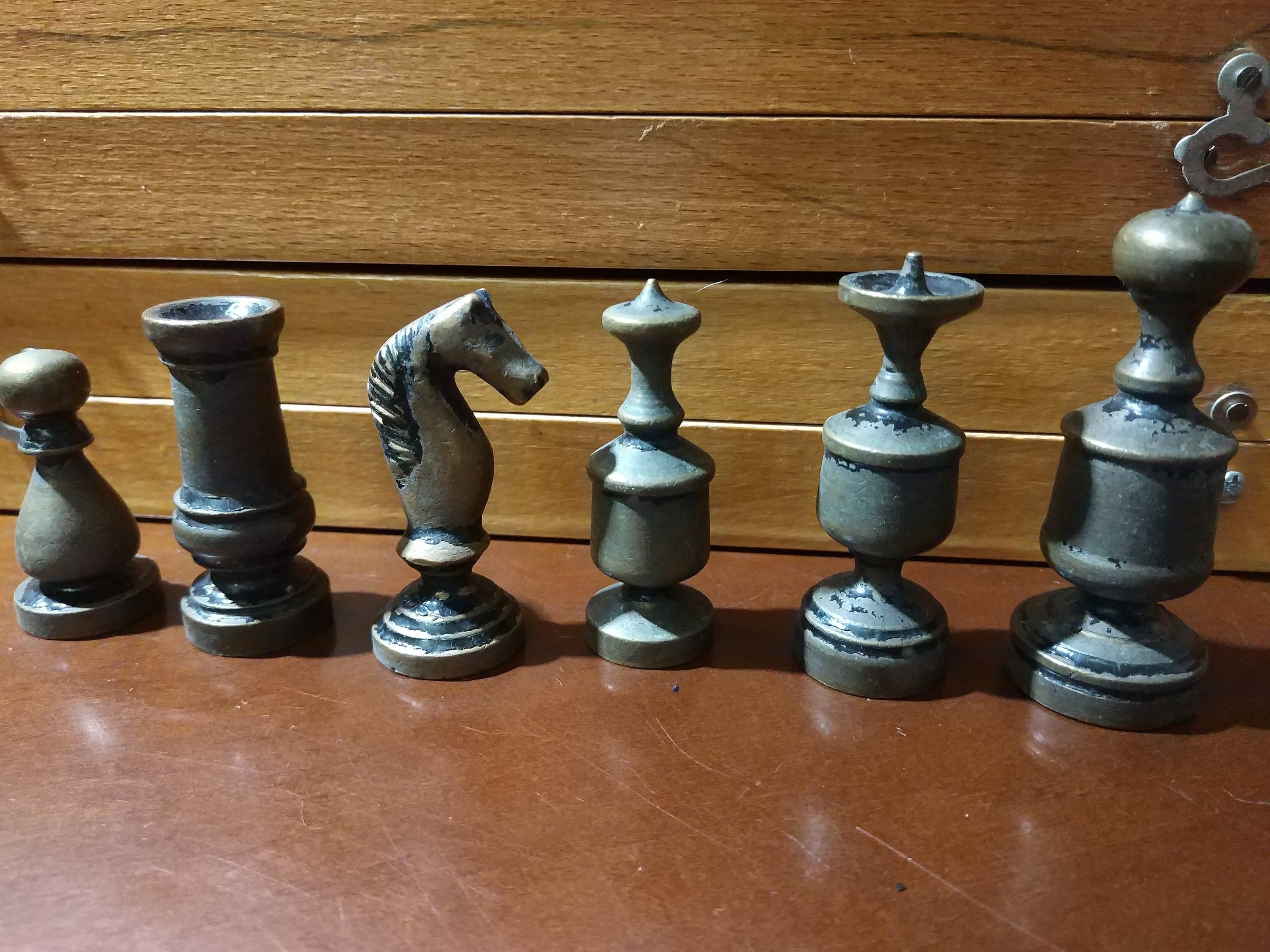 12″ Solid Brass Classic Black Chess Set, Metal Chess Pieces with Large  Brass Board, Beautiful Handcrafted Set