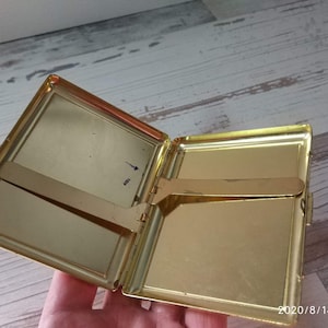 Custodia per sigarette vintage Scacchi URSS Portasigarette Regalo Colore argento Accessorio per uomo, Custodia compatta retrò Scatola russa Custodia per sigarette sovietica