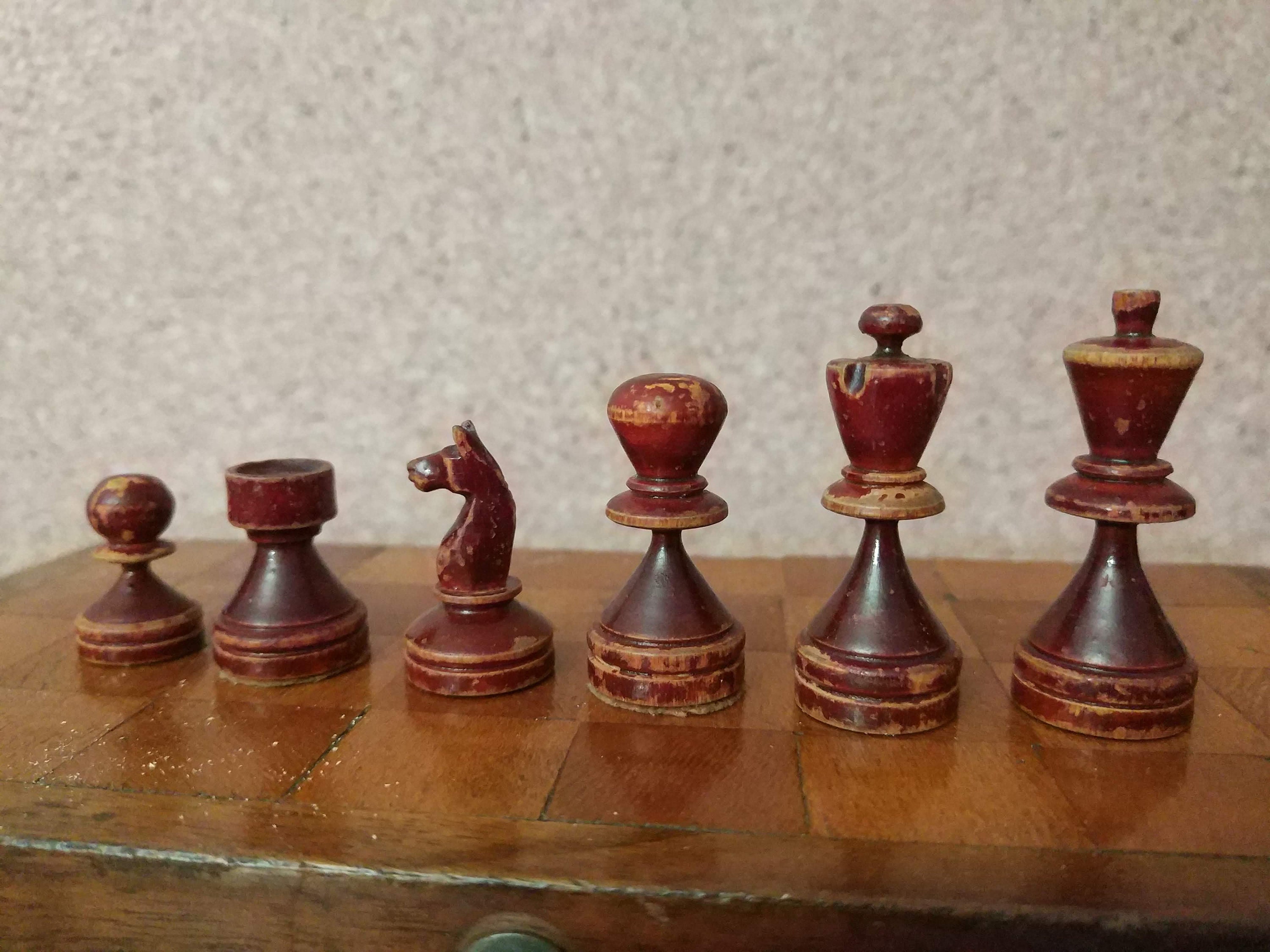 ソ連のチェスセット（20×20cmの木製ボード付き）。小さなチェス - Etsy